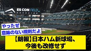 【朗報】日本ハム新球場エスコンフィールド北海道、今後も改修せず【なんJ反応】 [upl. by Nimajeb]