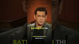 Salman khan angry on zubair khan 👀🔥 ft IndiaTV shorts salmankhan [upl. by Moshell]