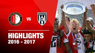 FEYENOORD LANDSKAMPIOEN  Highlights Feyenoord  Heracles Almelo  Eredivisie 20162017 [upl. by Kapeed980]