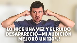 Solo 1 minuto y puedes deshacerte del ruido en tus oídos ¡Mejora tu audición en un 130 [upl. by Ewen]