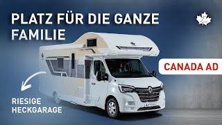 Platz für die ganze Familie  riesige Heckgarage im Ahorn Camp Canada AD [upl. by Weihs294]