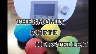 THERMOMIX Knete selber machen  Ruck zuck  DaniLu [upl. by Alesram]