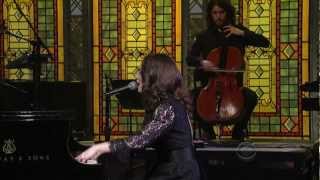 Regina Spektor  All The Rowboats on Letterman 51712 [upl. by Nicoli]