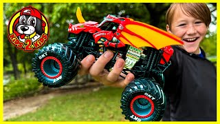 The ULTIMATE DRAGONOID COMPILATION Of Monster Jam Toys [upl. by Enimassej658]