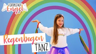 Regenbogen Tanz  Kinderlieder zum Tanzen  Kindertanz  GroßstadtEngel [upl. by Ennahteb368]