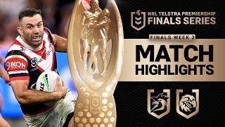 NRL 2024  Roosters v Sea Eagles  Match Highlights [upl. by Nawuj]