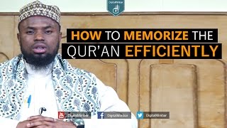 How to Memorize the Quran Efficiently  Okasha Kameny [upl. by Langston384]