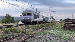 CC 72049 achemine une Régio2N Paca pour des essais dans le Nord le 230823 [upl. by Dwayne]