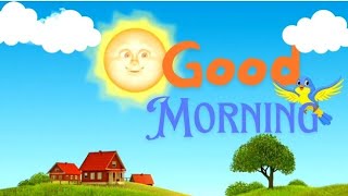 Good morning song 🌞  preschool song  super simple poem [upl. by Idnas]