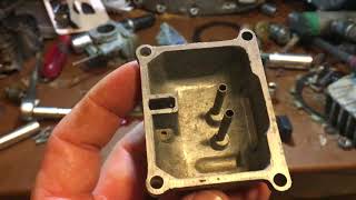 Kawasaki old ke100 teikei carb [upl. by Ahseei]