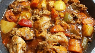 Chicken Afritada  Afritadang Manok  Cooking guide [upl. by Edva884]