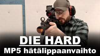 MP5 hätälippaanvaihto  Ole kuin John McClane [upl. by Annamarie]