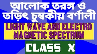 আলোক তরঙ্গ ও তড়িৎ চুম্বকীয় বর্ণালী light wave and electromagnetic spectrum [upl. by Eerdna949]