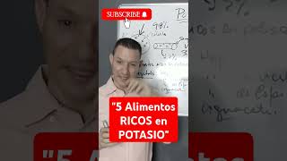 quot5 ALIMENTOS ricos en POTASIOquotpotasiocalambresdiabetestipo2 [upl. by Adnahsam]