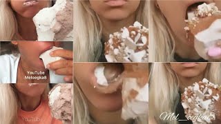 Wetdry white creamy chalk crunches by ‎Meloegka8 mix compilation  Crunchedits mukbang [upl. by Evetta]