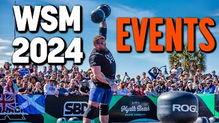 Worlds Strongest Man Release the 2024 Events  Strongman News [upl. by Lectra]