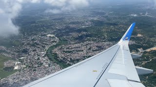 4K Aproximação e pouso no Aeroporto Internacional de RecifeGuararapes [upl. by Wojcik]