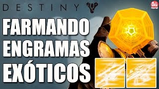 Destiny  COMO FARMAR ENGRAMAS EXÓTICOS  Para que Serve o Três de Ouros [upl. by Einohtna]