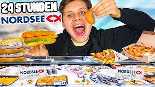 24 STUNDEN NUR BEI NORDSEE ESSEN🐟🍤SELBSTEXPERIMENT MIT ÄLTESTER FAST FOOD FILIALE DEUTSCHLANDS 😲 [upl. by Namad690]