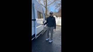 How to gently close your vans sliding door Highspeed sliding and slamming NOT required [upl. by Anerac]