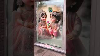 Radhe Krishna short video paani this song whatsapp status [upl. by Ennayar]