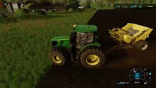 Stone Removal with the Claas and John Deere Tractors [upl. by Adlitam]