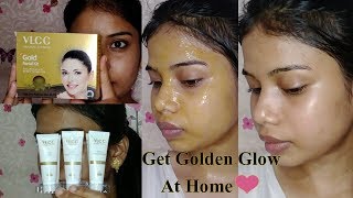 VLCC Gold Facial Kit Review amp Step By Step Facial At Home For Glowing SkinHindiOwnStyle  Shree [upl. by Leif249]