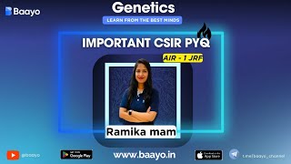 Genetics PYQs CSIR NET Lifescience [upl. by Anirehtac307]