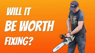 Customer Thinks STIHL Chainsaw Is Seized Lets Find Out With Donyboy73 [upl. by Ahsia250]