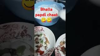 Bhalla papdi chaat 😋😋 [upl. by Farlay]