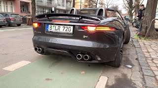 2020 Jaguar FType 50 L V8 SVR Cabriolet EXHAUST SOUND [upl. by Eibloc]