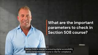 What are the Key Parameters to Check in a Section 508 Course [upl. by Carli655]