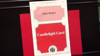 Candlelight Carol Rutter Piano Accompaniment [upl. by Adyela794]