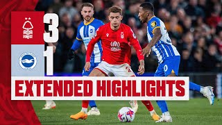 EXTENDED HIGHLIGHTS  NOTTINGHAM FOREST 31 BRIGHTON  PREMIER LEAGUE [upl. by Salohcim]