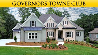 TOUR A 2M BrandNew Custom Luxury Home in Governors Towne Club  Atlanta Real Estate [upl. by Iat]