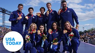 US figure skaters receive gold medals two years after Winter Olympics  USA TODAY [upl. by Zondra]