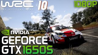 WRC 10  GTX 1650 Super  Performance Review [upl. by Ertemed]