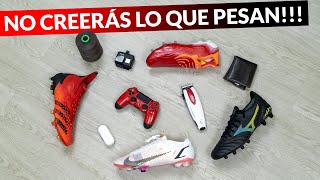 COMPARAMOS EL PESO DE LAS BOTAS con OBJETOS COTIDIANOS [upl. by Caren]