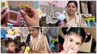 Riya papa ku TEACHING START பன்னிடோம்  age 2 babys use full teaching toys… [upl. by Aneekan370]