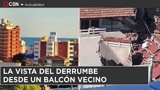 Una VECINA DETALLÓ CÓMO FUE el DERRUMBE del EDIFICIO en VILLA GESELL quotPENSÉ que HABÍA un TERREMOTOquot [upl. by Chemash]