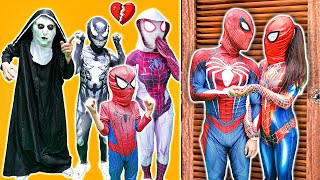 What If Many SPIDERMAN amp JOKER in 1 HOUSE Stepmother protects KID SPIDER MAN from bad guys  MORE [upl. by Gentes443]