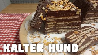 Kalter Hund  Kellerkuchen  Kuchen ohne backen [upl. by Reppep]