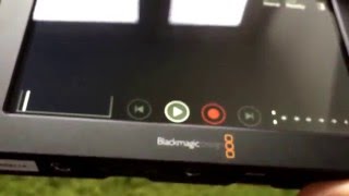 Fan Noise blackmagic Video Assist SDI HDMI DNxHD recorded FullHD LCD [upl. by Ytirehc]