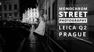 Monochrom Street Photography Leica Q2 Prague [upl. by Llydnek774]