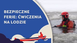 Ćwiczenia na lodzie „BEZPIECZNE FERIE 2019” [upl. by Melosa]