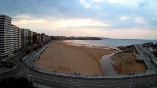 Drone playa Gijón [upl. by Gillespie]