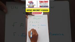 KPSC SECRET CODES 📌😎💥keralapsc talentpsctalentpscacademyFor admissions contact  7845894492 [upl. by Atsillac]