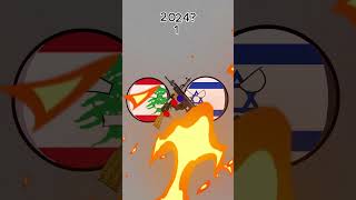 war 20222023 2024 countryballs russia ukraine nato israel lebanon [upl. by Ttennaej]