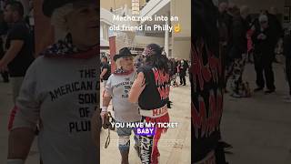 Machos WrestleMania rival machoman wwe Philly cosplay wrestlecon dustyrhodes 90swrestling [upl. by Samuela319]