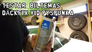 Testar Biltemas Däckfix för pyspunka Artnr 368201 [upl. by Zendah821]